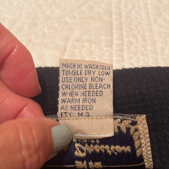 Petite Large Bold Appliquéd 100% Cotton Button Up Jacket - Picture 3 of 7